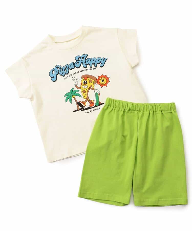 Japanese children's clothing BREEZE pajamas 80-150cm boys' and girls' summer pajamas series