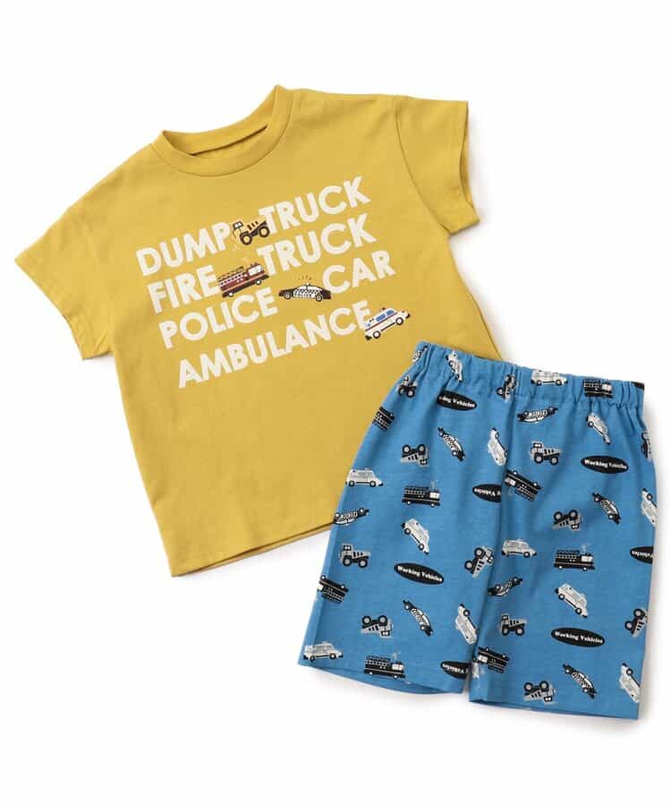 Japanese children's clothing BREEZE pajamas 80-150cm boys' and girls' summer pajamas series