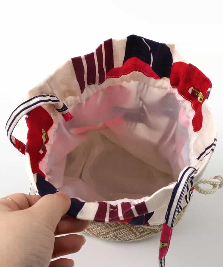 BREEZE Drawstring Bags (Direct from Japan) Japanese Kimono Bag Series Other Brands Japanese Summer Festival Special
