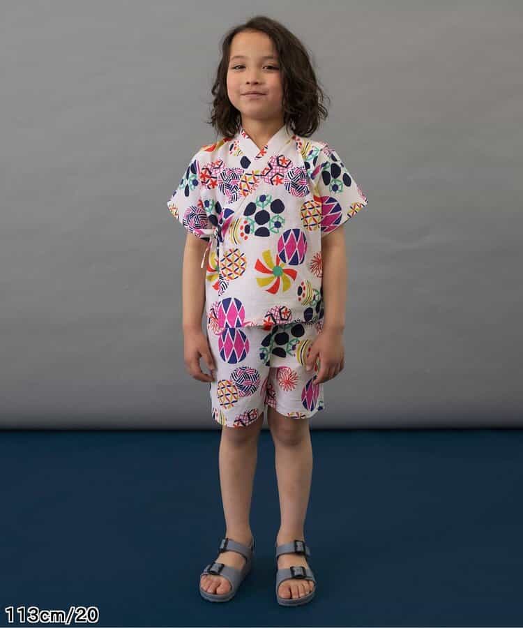 BREEZE Jinbei Kimono 80-140cm Boys' Summer TOPS PANTS Japanese Summer Festival Special