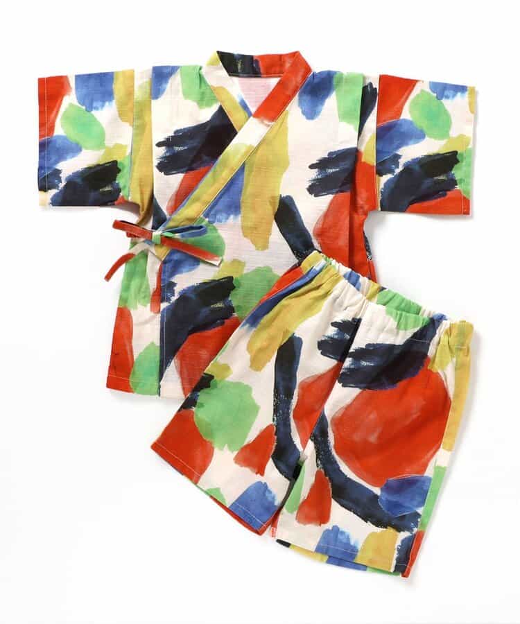 BREEZE Jinbei Kimono 80-140cm Boys' Summer TOPS PANTS Japanese Summer Festival Special
