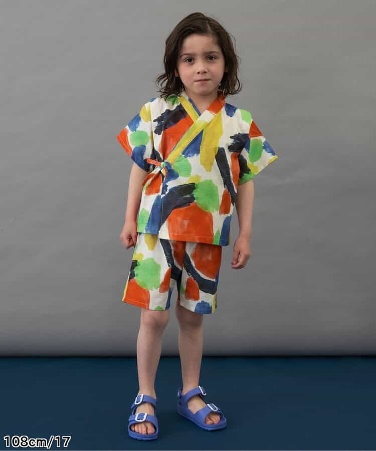 BREEZE Jinbei Kimono 80-140cm Boys' Summer TOPS PANTS Japanese Summer Festival Special