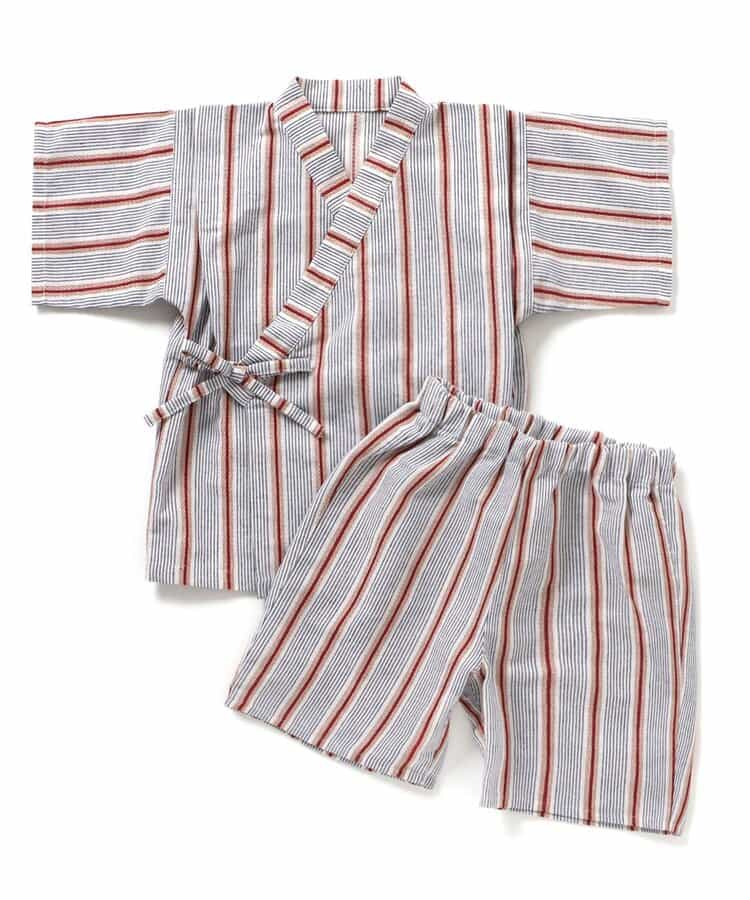 BREEZE Jinbei Kimono 80-140cm Boys' Summer TOPS PANTS Japanese Summer Festival Special