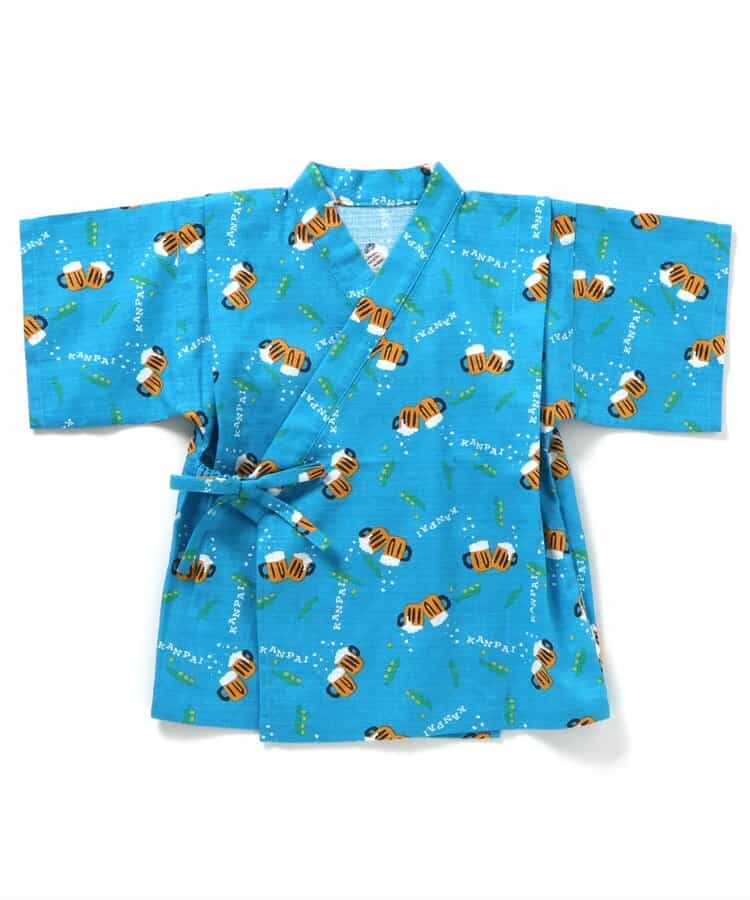 BREEZE Jinbei Kimono 80-140cm Boys' Summer TOPS PANTS Japanese Summer Festival Special