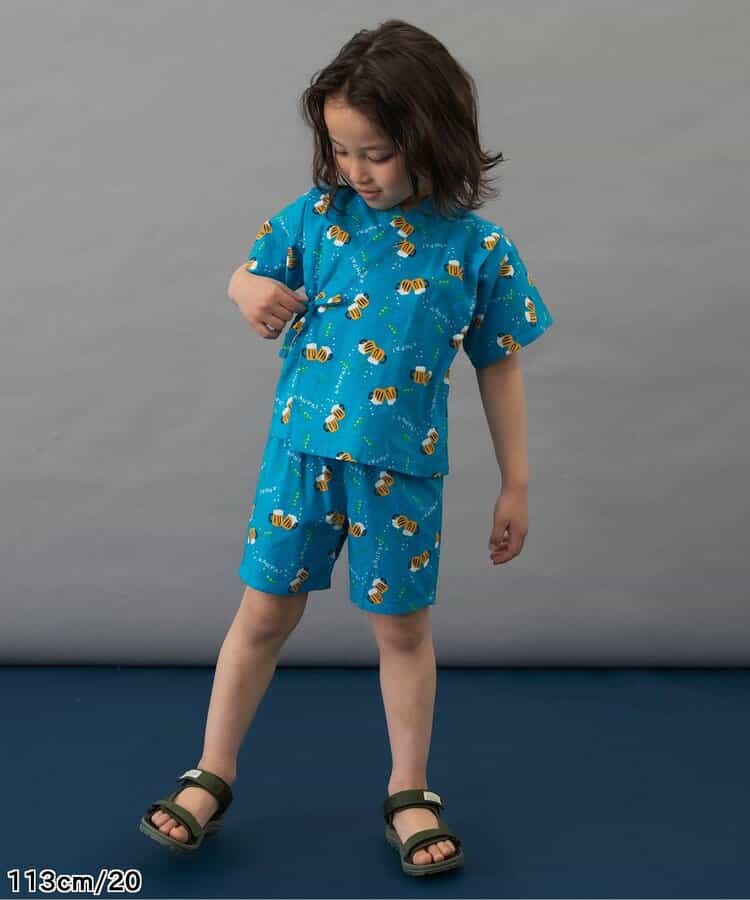 BREEZE Jinbei Kimono 80-140cm Boys' Summer TOPS PANTS Japanese Summer Festival Special
