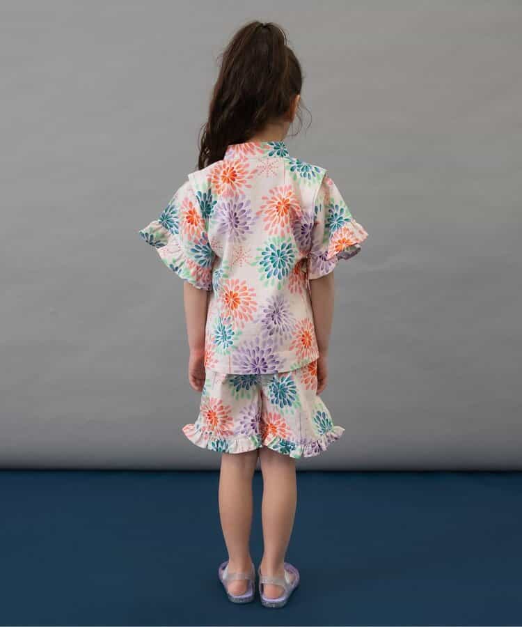 BREEZE Jinbei Kimono 80-140cm Girls' Summer TOPS PANTS Japanese Summer Festival Special