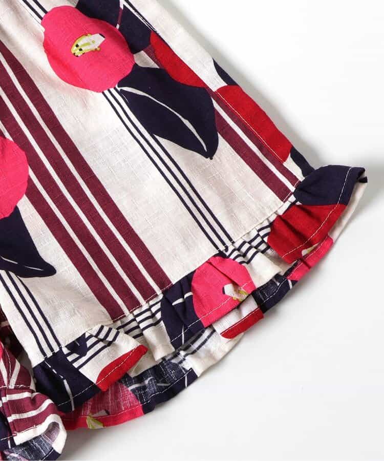 BREEZE Jinbei Kimono 80-140cm Girls' Summer TOPS PANTS Japanese Summer Festival Special
