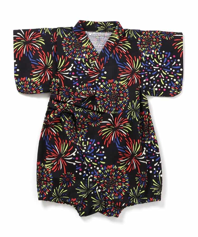 BREEZE Jinbei Kimono 70-80cm Boys' Summer Jumpsuit for Newborn Babies - Japanese Summer Festival Special