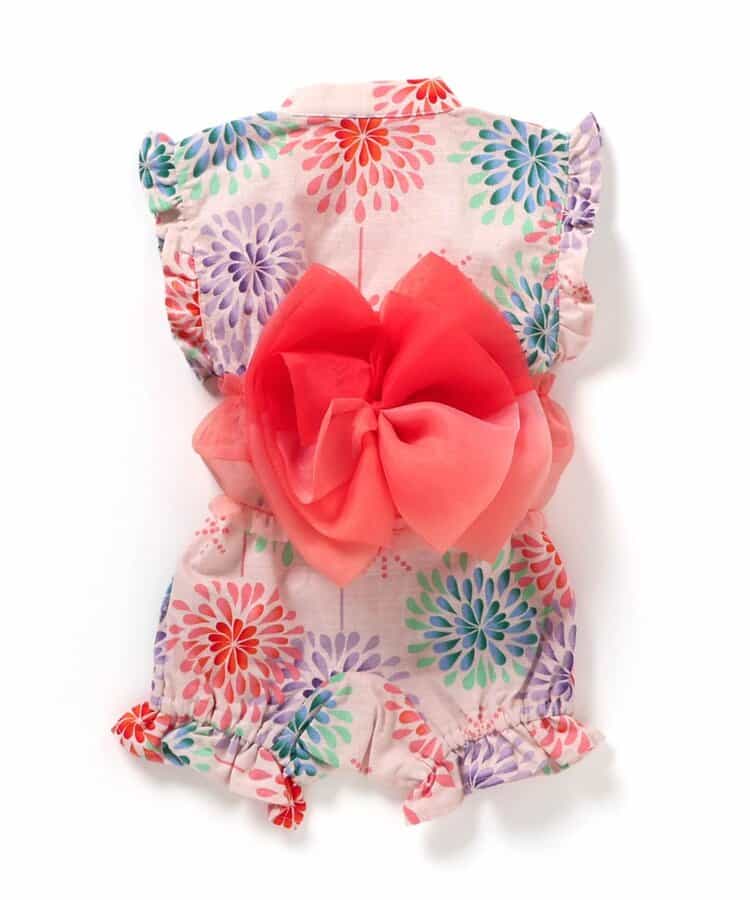 BREEZE Jinbei Kimono 70-80cm Girls' Summer Jumpsuit for Newborn Babies - Japanese Summer Festival Special