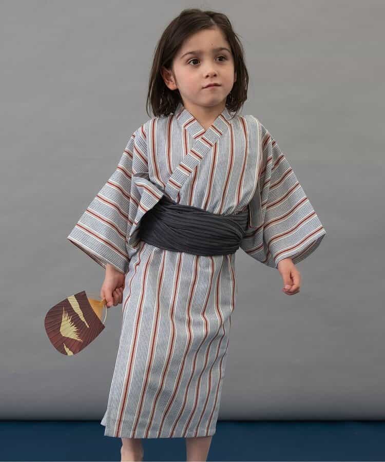 BREEZE Japanese Yukata Kimono 100-140cm Boys Summer TOPS Japanese Summer Festival Special