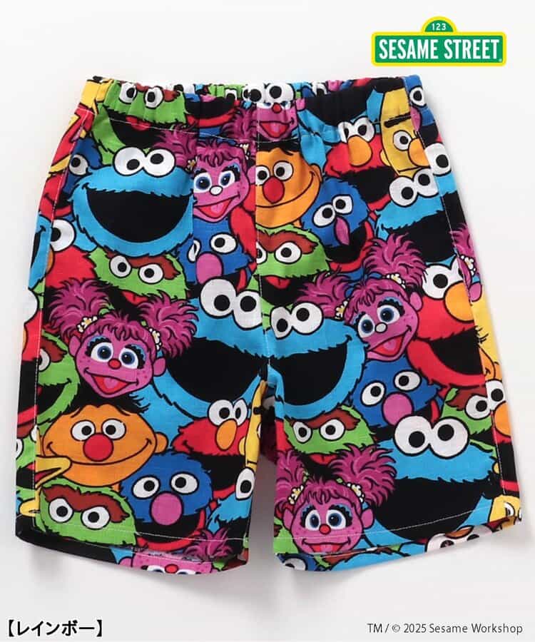 BREEZE x SESAME STREET Jinbei Japanese Kimono 80-130cm Boys' Summer TOPS PANTS Japanese Summer Festival Special