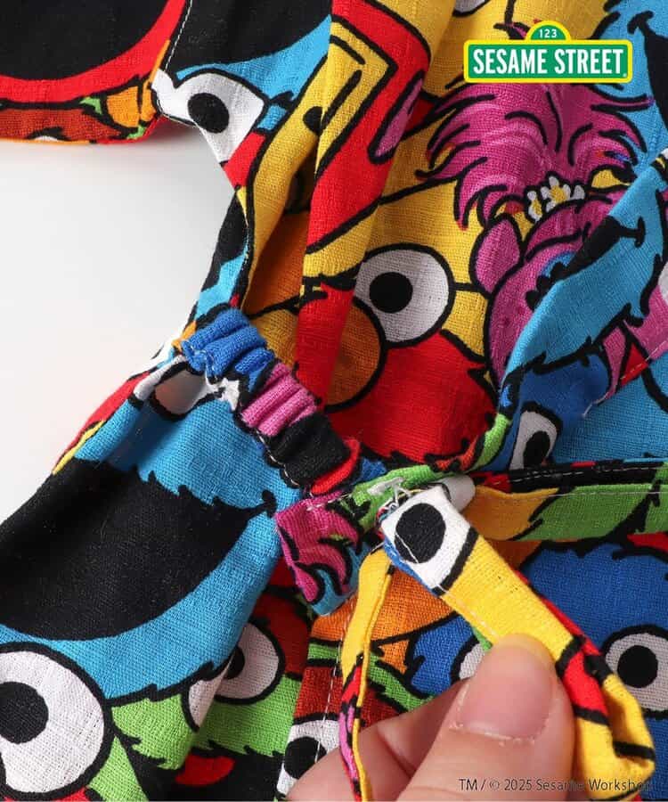 BREEZE x SESAME STREET Jinbei Japanese Kimono 80-130cm Boys' Summer TOPS PANTS Japanese Summer Festival Special