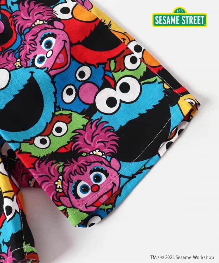 BREEZE x SESAME STREET Jinbei Japanese Kimono 80-130cm Boys' Summer TOPS PANTS Japanese Summer Festival Special