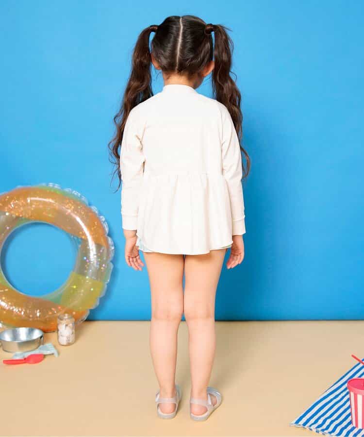 BREEZE UV-Proof Swimsuit Jacket (80-140cm) for Girls (Japanese Children's Clothing) - Summer Swimsuit Special