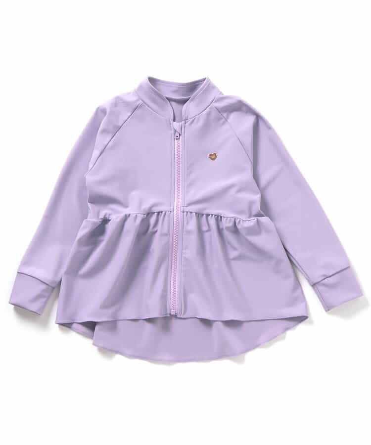 BREEZE UV-Proof Swimsuit Jacket (80-140cm) for Girls (Japanese Children's Clothing) - Summer Swimsuit Special