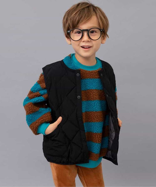 日本童裝 BREEZE 夾棉背心外套 90-160cm 男童款/女童款 秋季 (適合初秋、香港平均溫度)OUTERWEAR