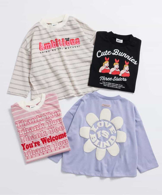 日本童裝 BREEZE 印花上衣 80-140cm 女童款 秋季 TOPS