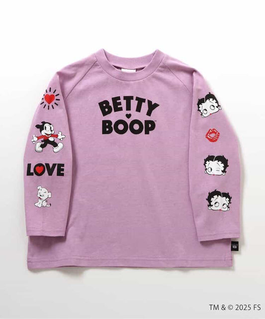 日本童裝 BREEZE x Betty Boop 印花上衣 80-140cm 女童款 秋季 TOPS