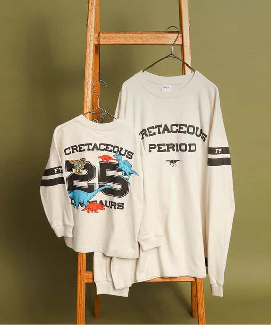 日本童裝 BREEZE x 福井県立恐竜博物館 恐龍上衣 80-140cm/S-L 親子裝 男童款/大人款 秋季 TOPS