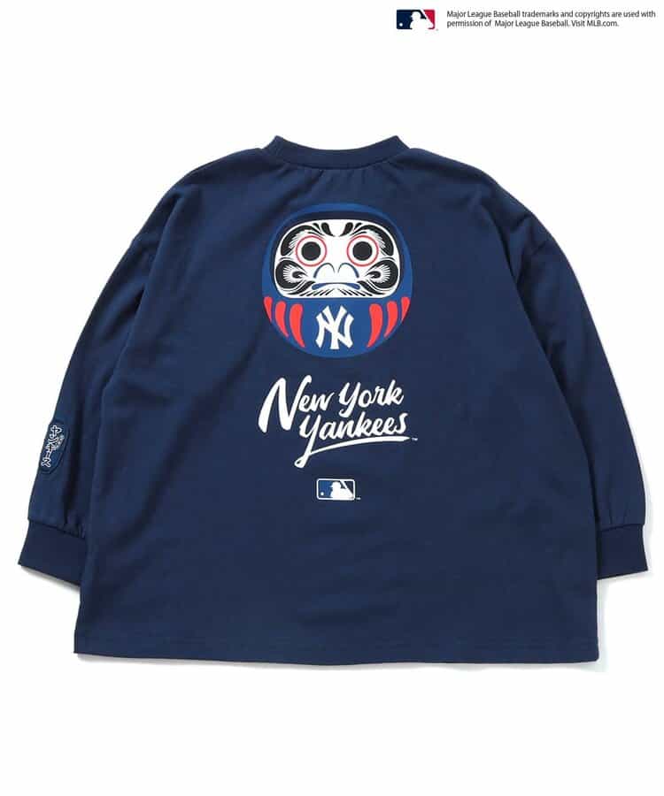 BREEZE x MLB Daruma Print Top (90-150cm) for Boys (Summer)