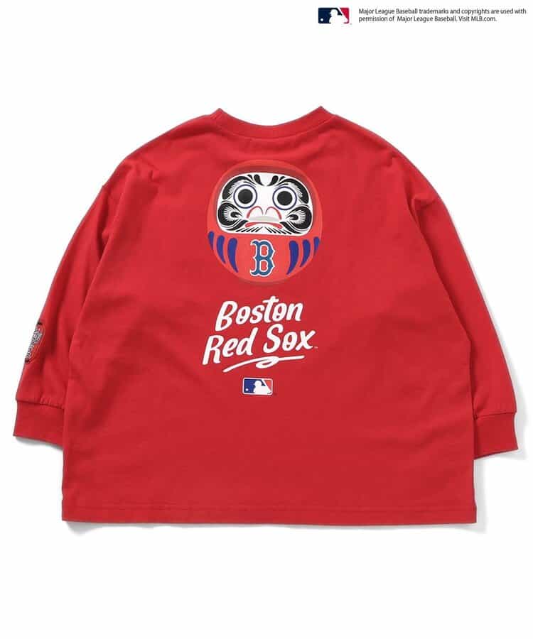 BREEZE x MLB Daruma Print Top (90-150cm) for Boys (Summer)