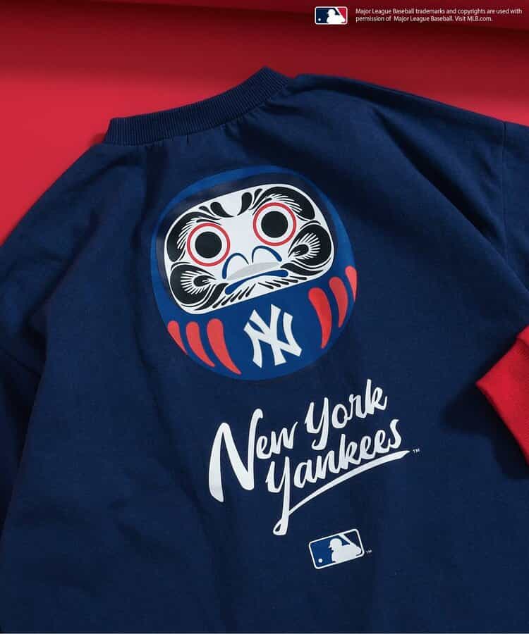 BREEZE x MLB Daruma Print Top (90-150cm) for Boys (Summer)