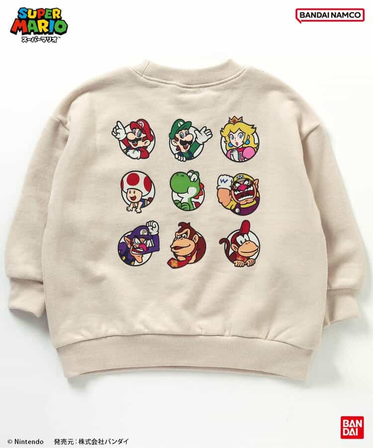 日本童裝 BREEZE x SuperMario 印花衛衣 100-150cm 男童款 秋季 TOPS