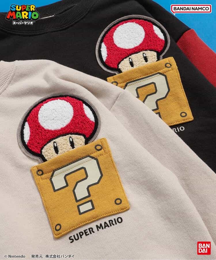 日本童裝 BREEZE x SuperMario 印花衛衣 100-150cm 男童款 秋季 TOPS
