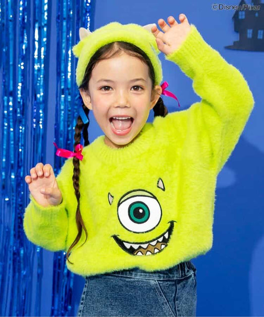 日本童裝 BREEZE x 怪獸電力公司 毛毛上衣 80-120cm 男童款/女童款 秋季 TOPS