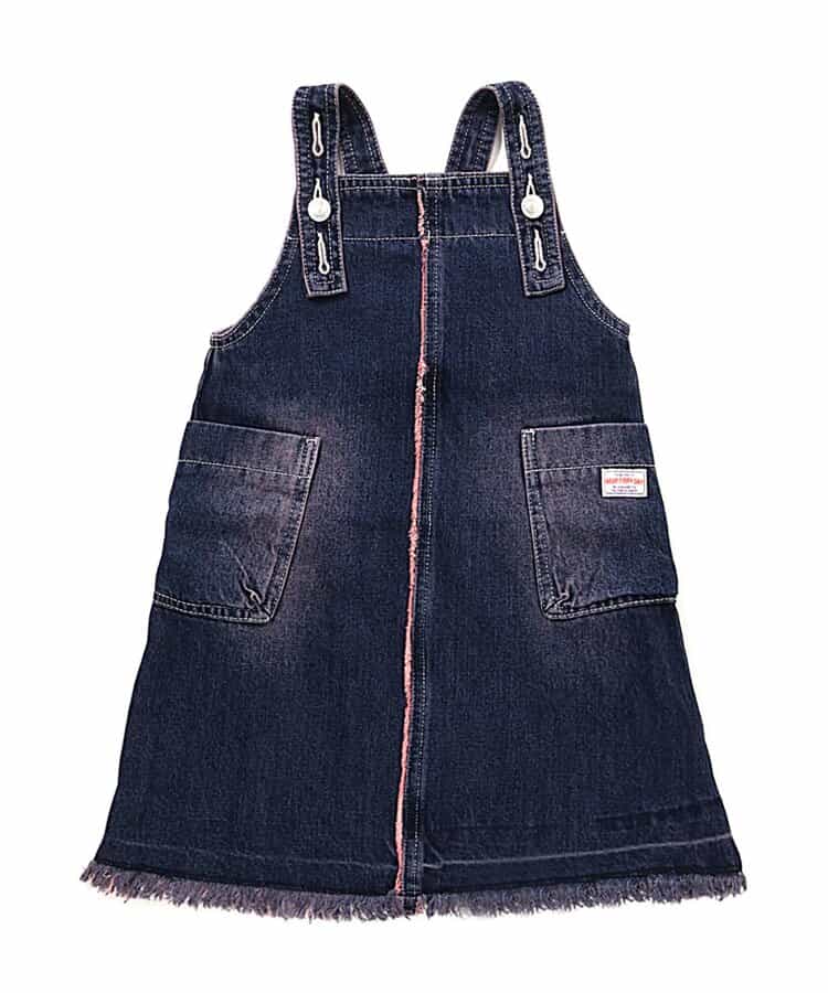 日本童裝 BREEZE 吊帶牛仔裙 80-130cm 女童款 秋季 DRESSES