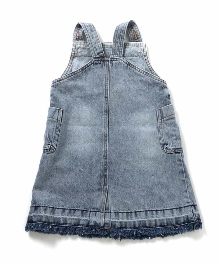 日本童裝 BREEZE 吊帶牛仔裙 80-130cm 女童款 秋季 DRESSES