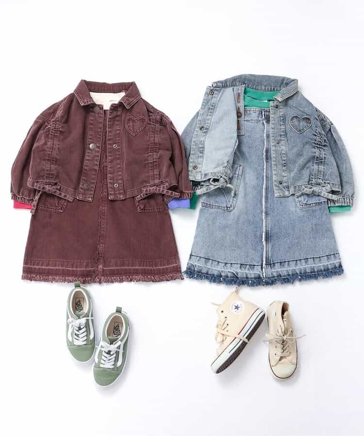 日本童裝 BREEZE 吊帶牛仔裙 80-130cm 女童款 秋季 DRESSES