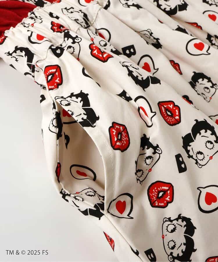 日本童裝 BREEZE x Betty Boop 假兩件連身裙 80-140cm 女童款 秋季 DRESSES