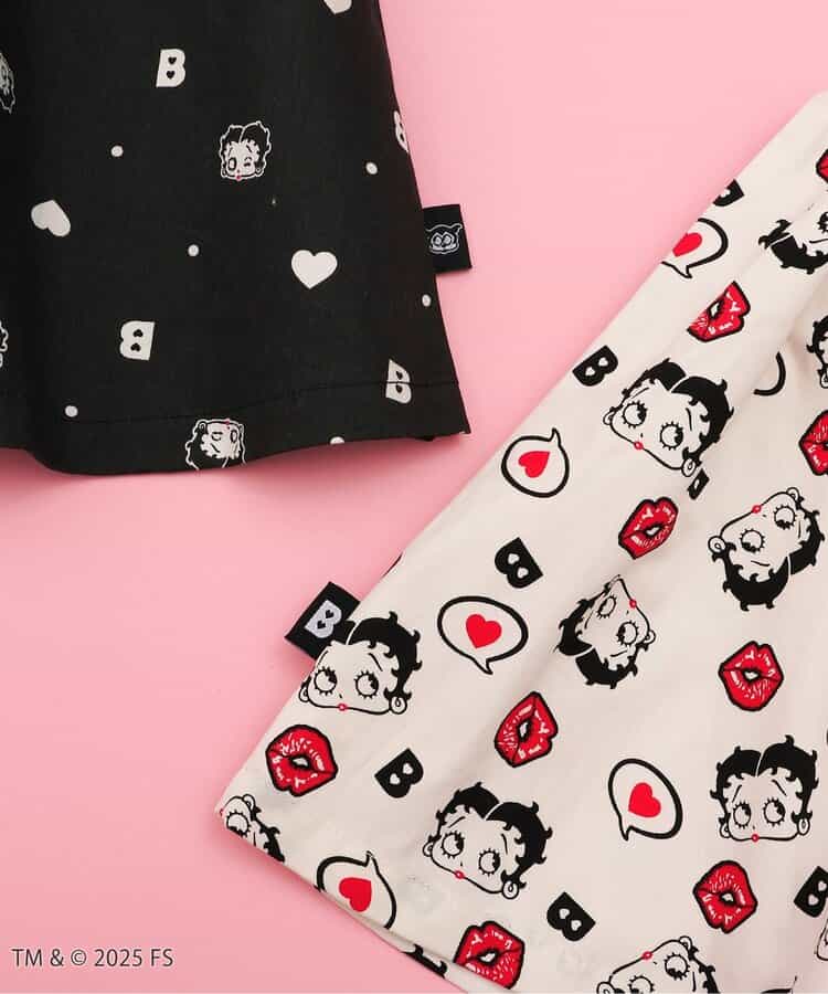 日本童裝 BREEZE x Betty Boop 假兩件連身裙 80-140cm 女童款 秋季 DRESSES