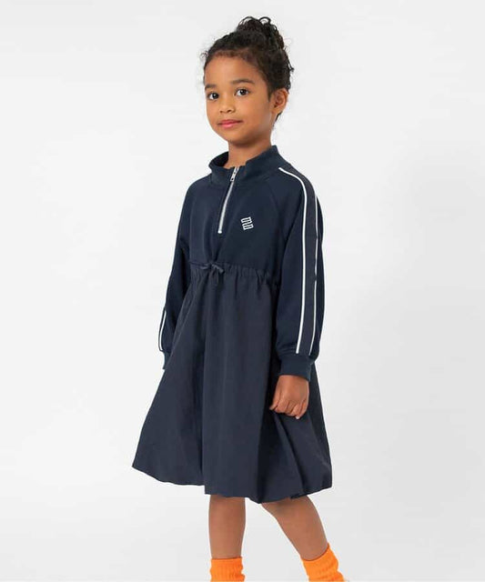 日本童裝 BREEZE 皺褶泡泡連身裙 80-140cm 女童款 秋季 DRESSES