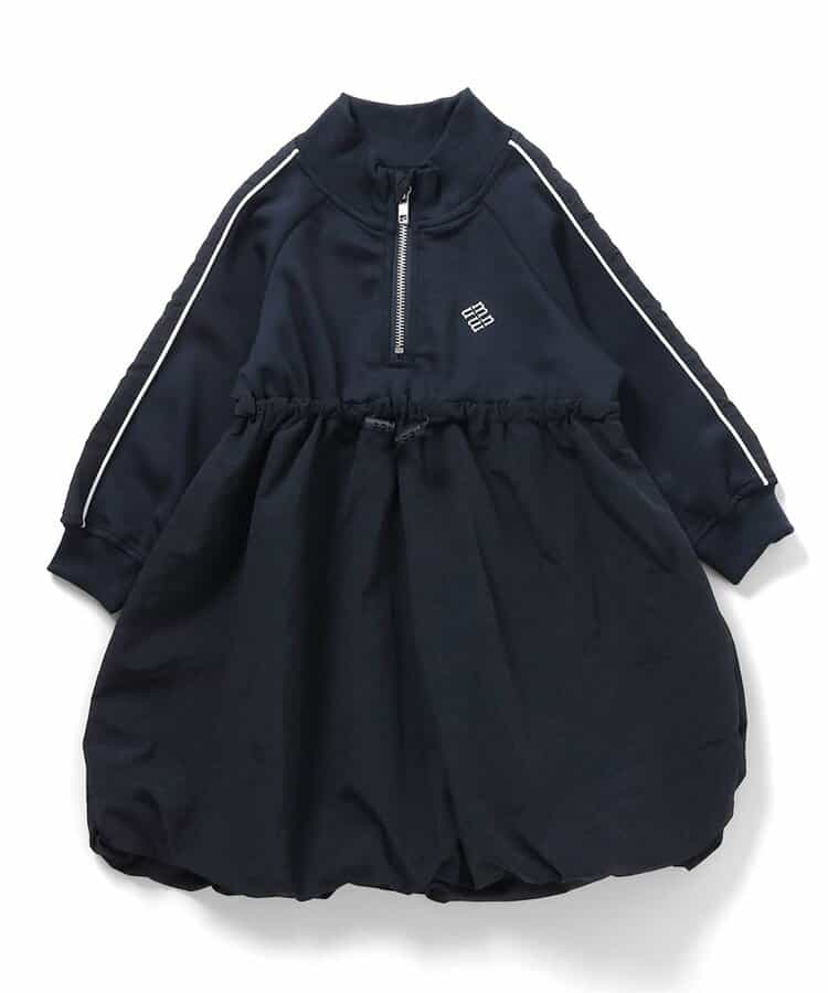 日本童裝 BREEZE 皺褶泡泡連身裙 80-140cm 女童款 秋季 DRESSES