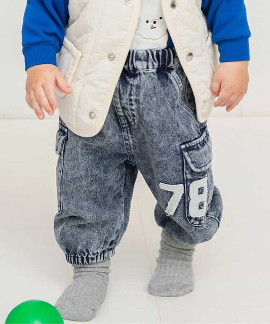 日本童裝 BREEZE 工裝短褲 70-80cm 男童款 初生嬰兒 秋季 PANTS