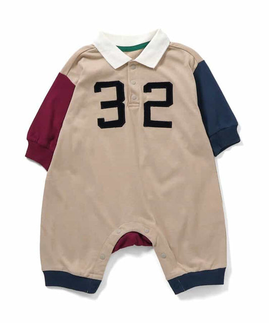 日本童裝 BREEZE polo連衣 70-80cm 男童款 秋季 Jumpsuit