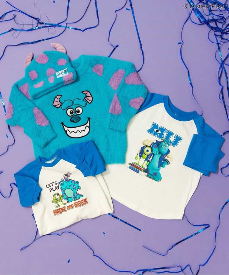 日本童裝 BREEZE x 怪獸電力公司 連衣 70-80cm 男童款 初生嬰兒 秋季 Jumpsuit
