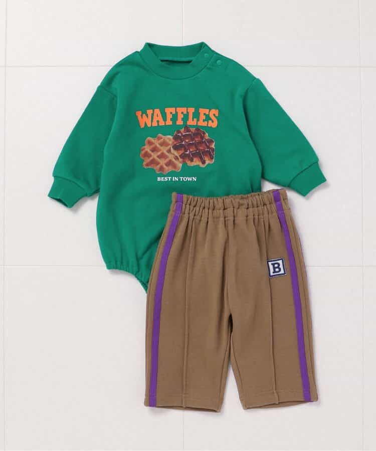 日本童裝 BREEZE 連衣 70-80cm 男童款 初生嬰兒 秋季 Jumpsuit