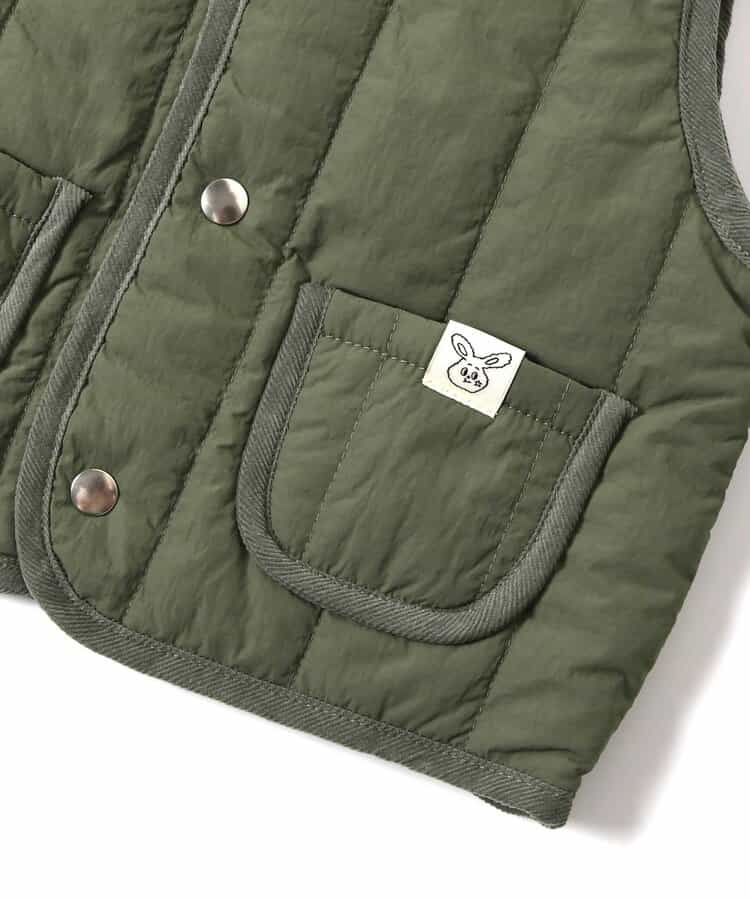 日本童裝 BREEZE 夾棉背心 80cm 男童款 初生嬰兒 秋季 OUTERWEAR