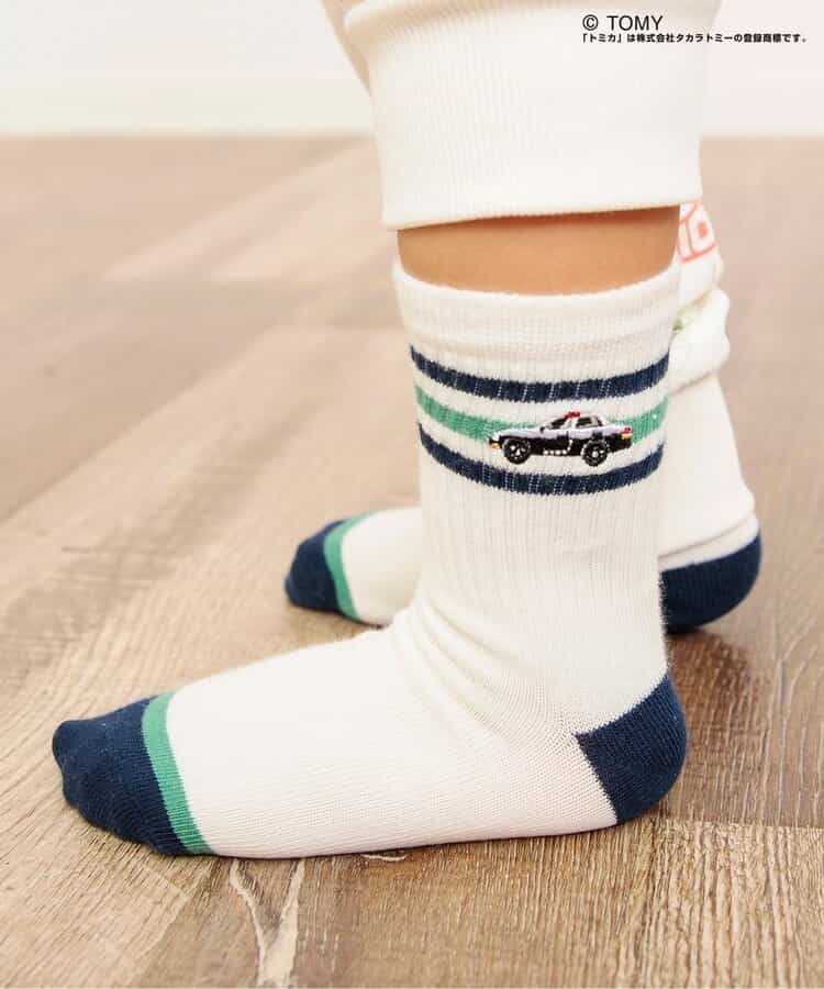 BR#22EE x TOMICA Socks (3 pairs, 10-18cm) - Direct from Japan