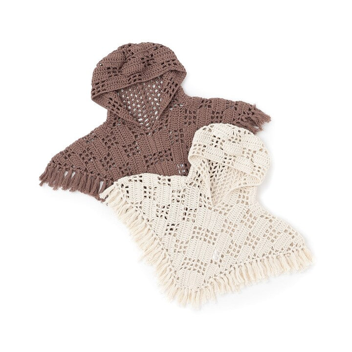 日本童裝 pe#main 鉤針披肩 80-130cm 女童款 秋季 OUTERWEAR