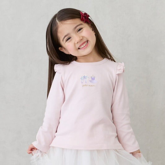 日本童裝 pe#main 印花上衣 80-130cm 女童款 秋季 TOPS