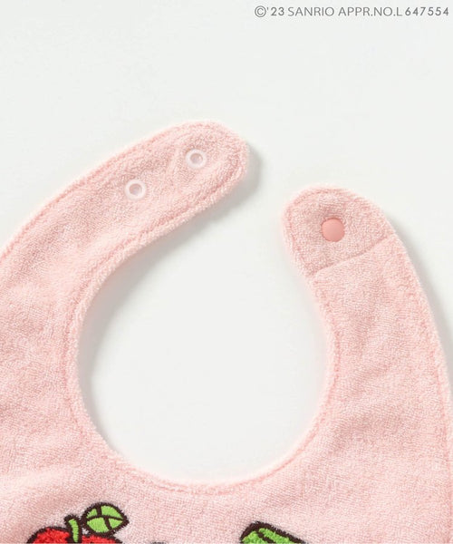 日本直送 BR#22EE Ampersand x Hello Kitty 50周年記念 口水巾＋搖鈴 初生嬰兒 日常用品