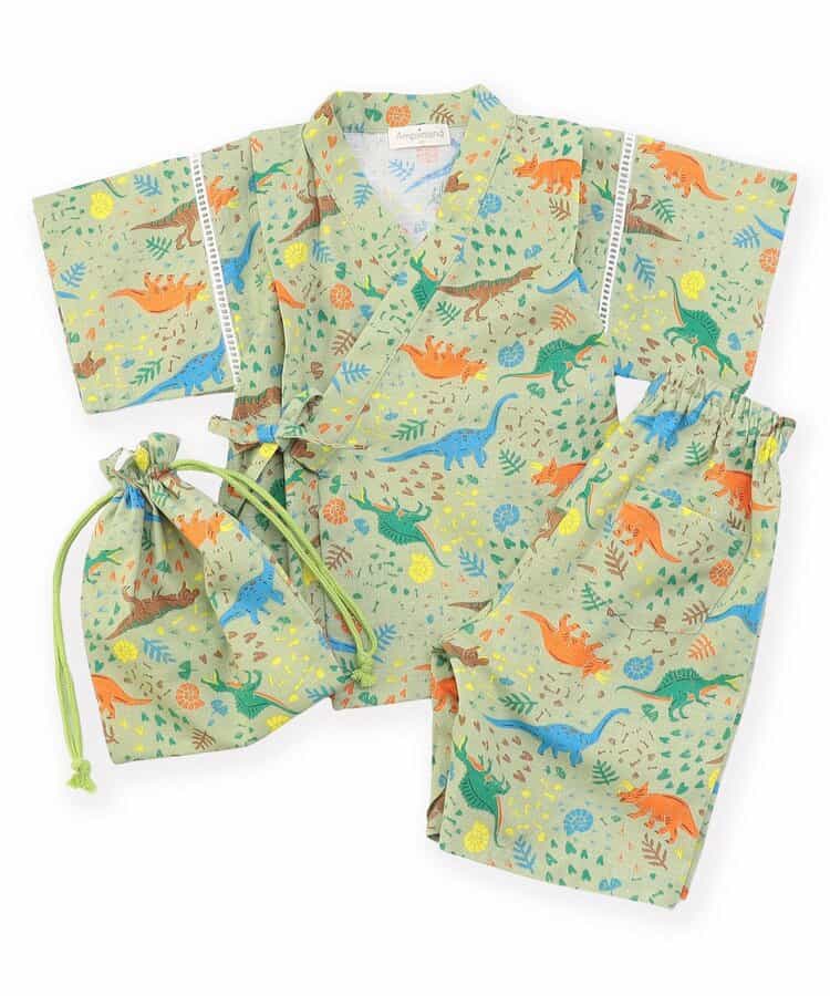 Japanese Ampersand Jinbei Pouch Japanese Kimono 80-140cm Boys Summer Other Brands Children's Clothing TOPS PANTS Japanese Summer Festival Special