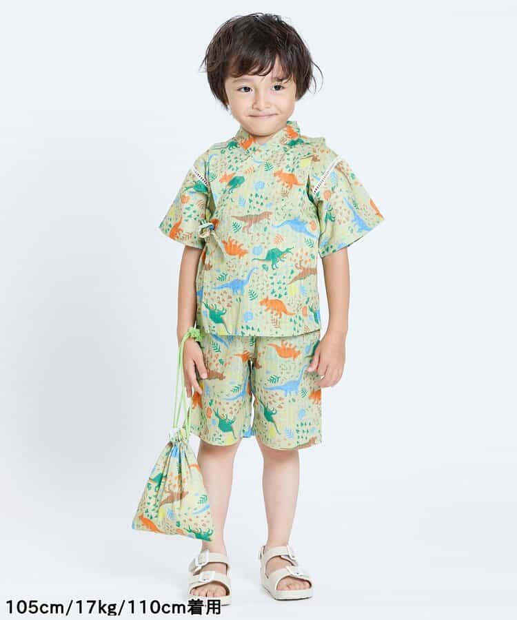 Japanese Ampersand Jinbei Pouch Japanese Kimono 80-140cm Boys Summer Other Brands Children's Clothing TOPS PANTS Japanese Summer Festival Special