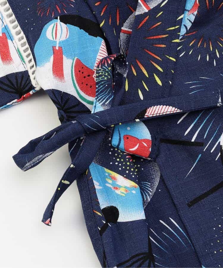 Japanese Ampersand Jinbei Pouch Japanese Kimono 80-140cm Boys Summer Other Brands Children's Clothing TOPS PANTS Japanese Summer Festival Special
