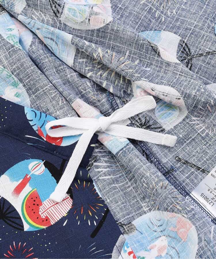 Japanese Ampersand Jinbei Pouch Japanese Kimono 80-140cm Boys Summer Other Brands Children's Clothing TOPS PANTS Japanese Summer Festival Special