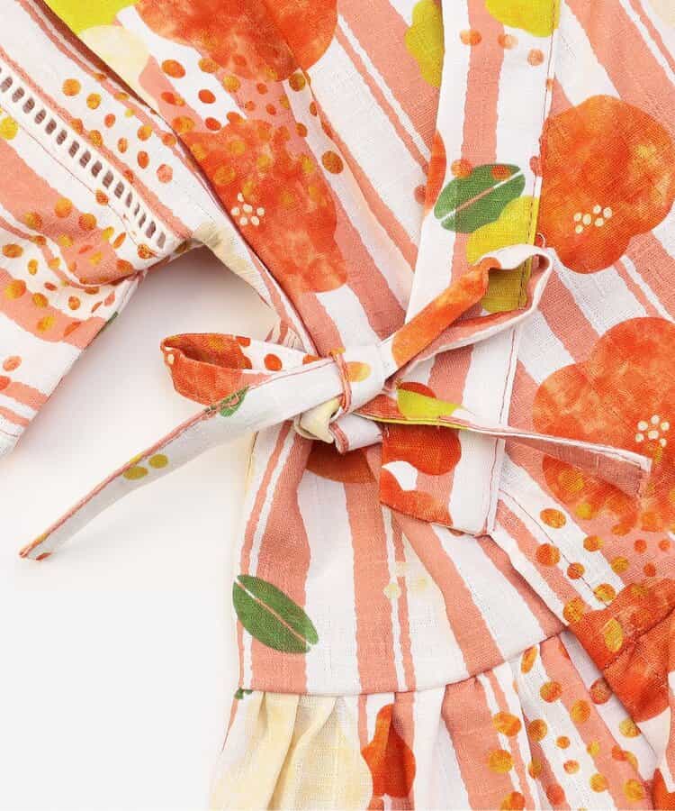 Japanese Ampersand Jinbei Ren Pouch Japanese Kimono 80-140cm Girls Summer Other Brands Children's Clothing TOPS PANTS Japanese Summer Festival Special